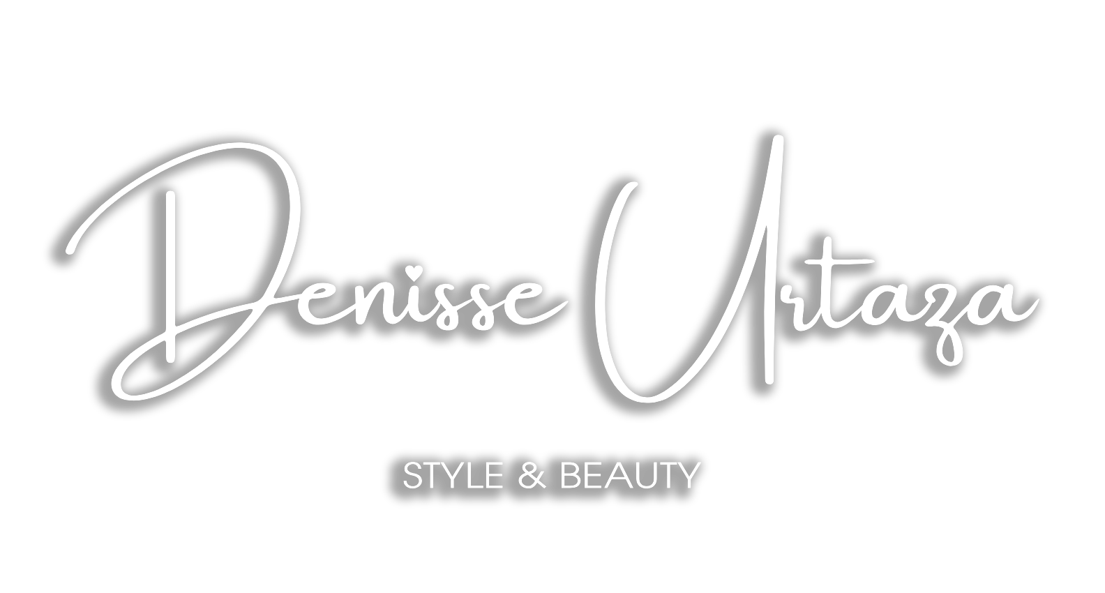denisse urtaza stlye and beauty logo en blanco